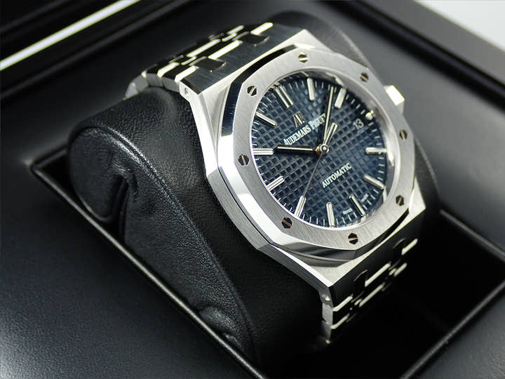 オーデマピゲ ロイヤルオーク Ref.15450ST.OO.1256ST.03 ステンレススチール ブルー文字盤