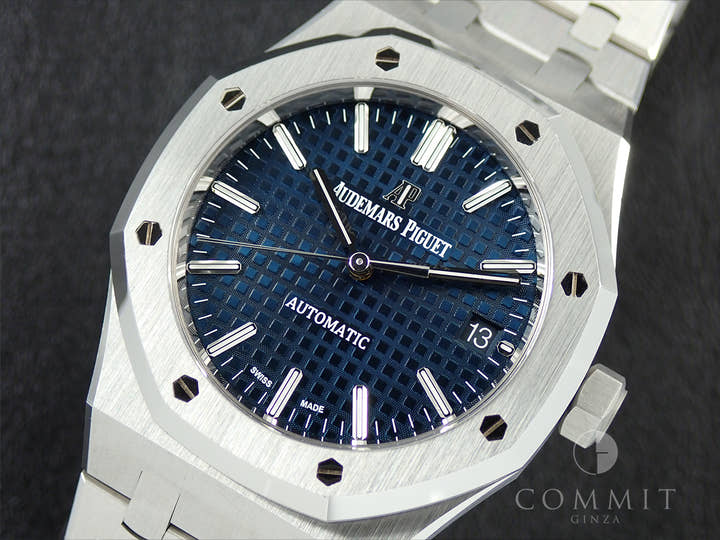 オーデマピゲ ロイヤルオーク Ref.15450ST.OO.1256ST.03 ステンレススチール ブルー文字盤