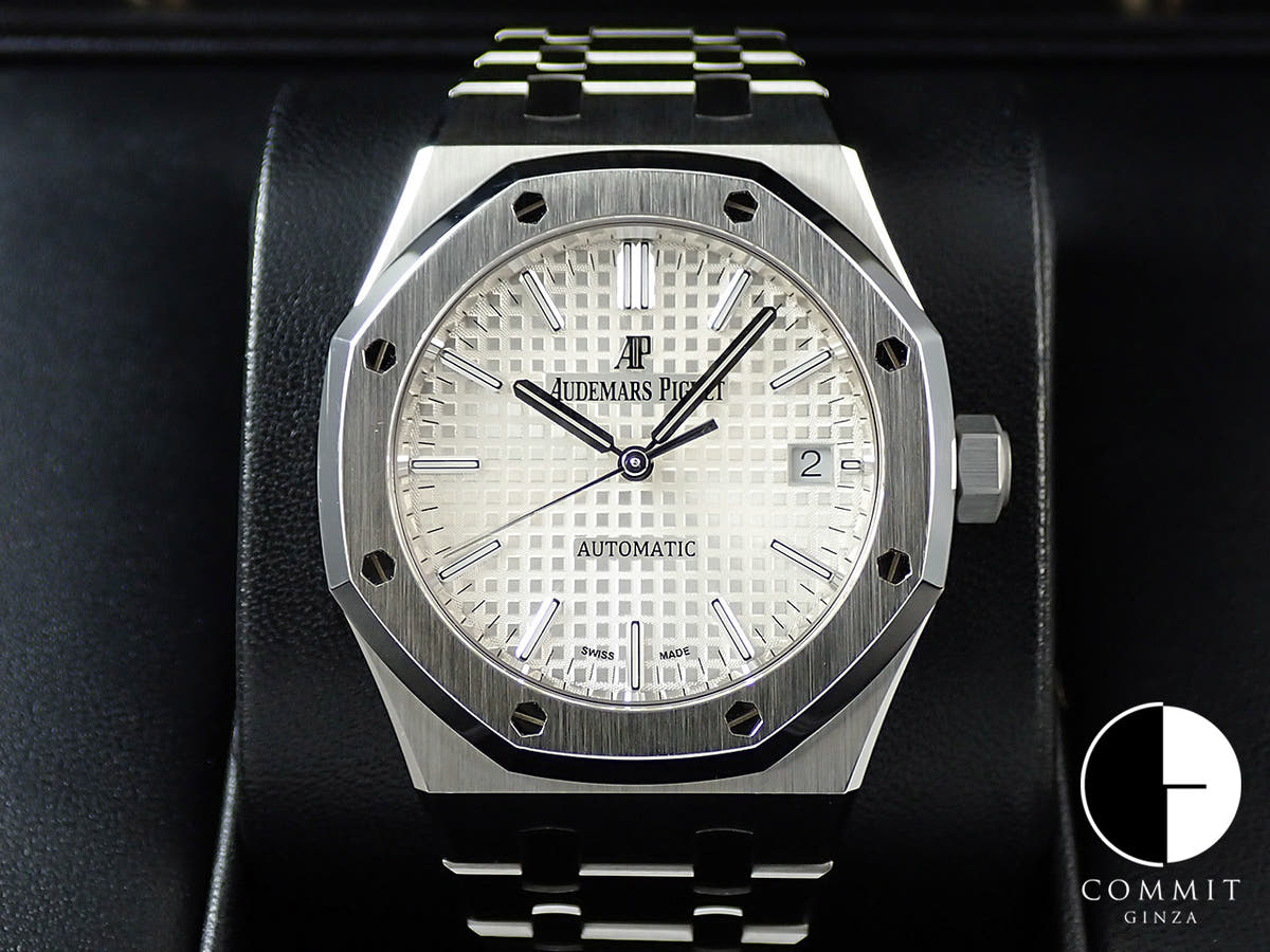 オーデマピゲ ロイヤルオーク Ref.15450ST.OO.1256ST.01 ステンレススチール シルバー文字盤