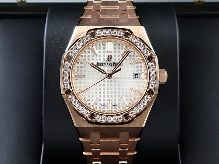 オーデマピゲ ロイヤルオーク Ref.77451OR.ZZ.1361OR.03 ピンクゴールド シルバー文字盤