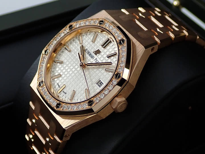 オーデマピゲ ロイヤルオーク Ref.77451OR.ZZ.1361OR.03 ピンクゴールド シルバー文字盤