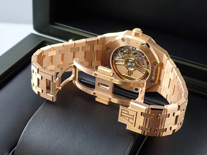 オーデマピゲ ロイヤルオーク Ref.77451OR.ZZ.1361OR.03 ピンクゴールド シルバー文字盤