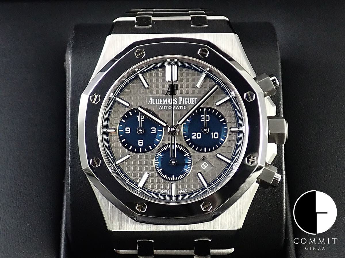 オーデマピゲ ロイヤルオーク クロノグラフ Ref.26331IP.OO.1220IP.01 チタン/プラチナ スレートグレー×ブルー文字盤