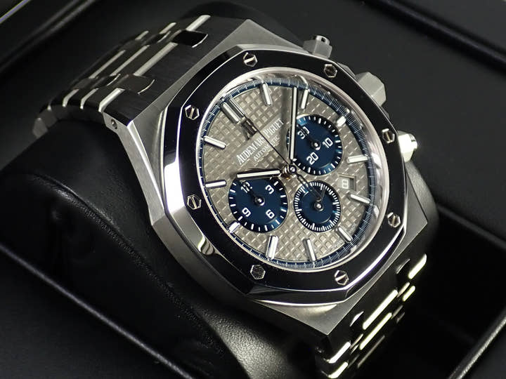 オーデマピゲ ロイヤルオーク クロノグラフ Ref.26331IP.OO.1220IP.01 チタン/プラチナ スレートグレー×ブルー文字盤