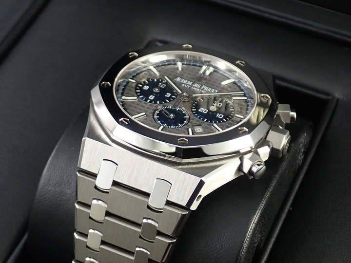 オーデマピゲ ロイヤルオーク クロノグラフ Ref.26331IP.OO.1220IP.01 チタン/プラチナ スレートグレー×ブルー文字盤