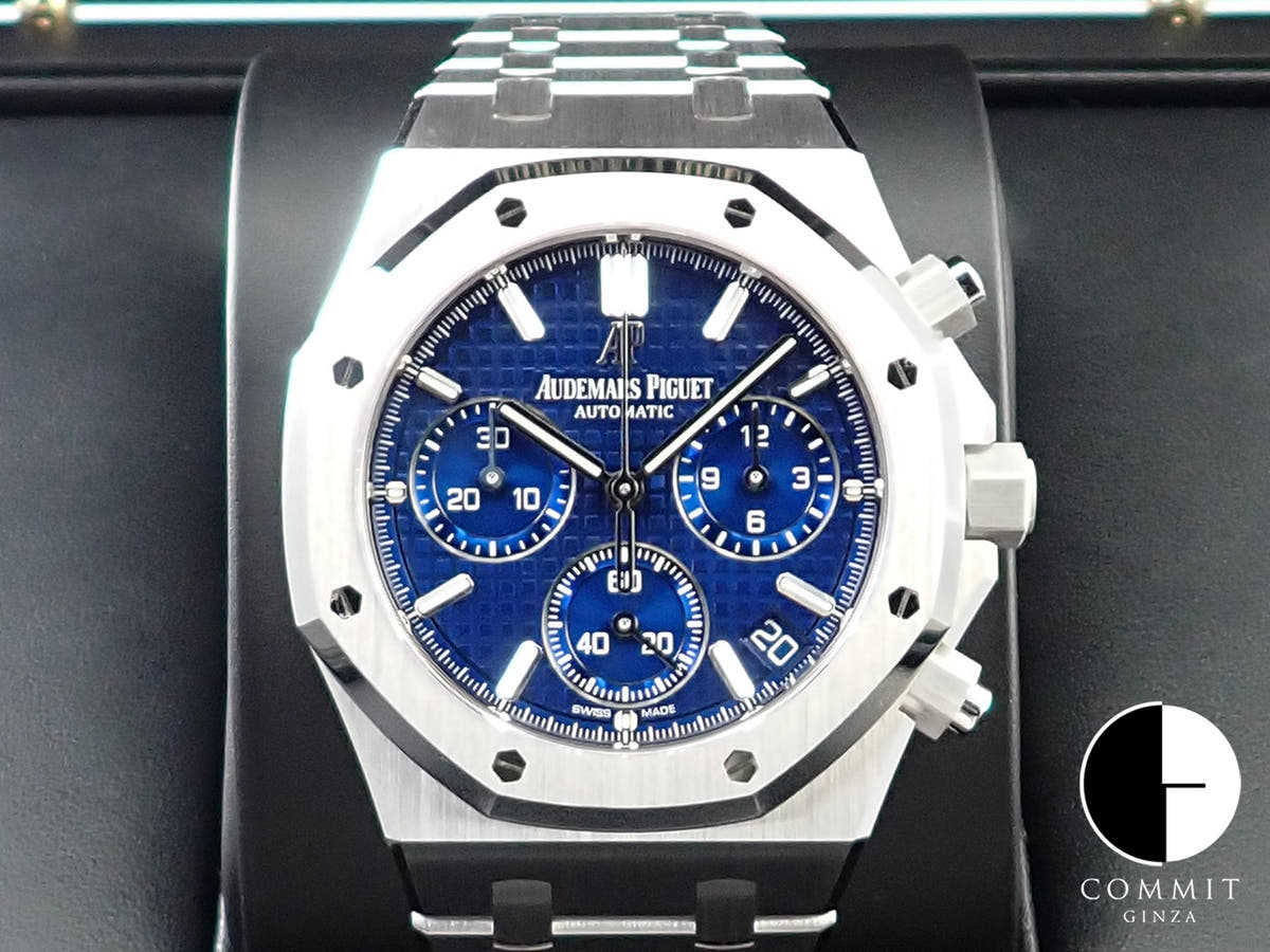 オーデマピゲ ロイヤルオーク クロノグラフ Ref.26239BC.OO.1220BC.01 ホワイトゴールド ブルー文字盤