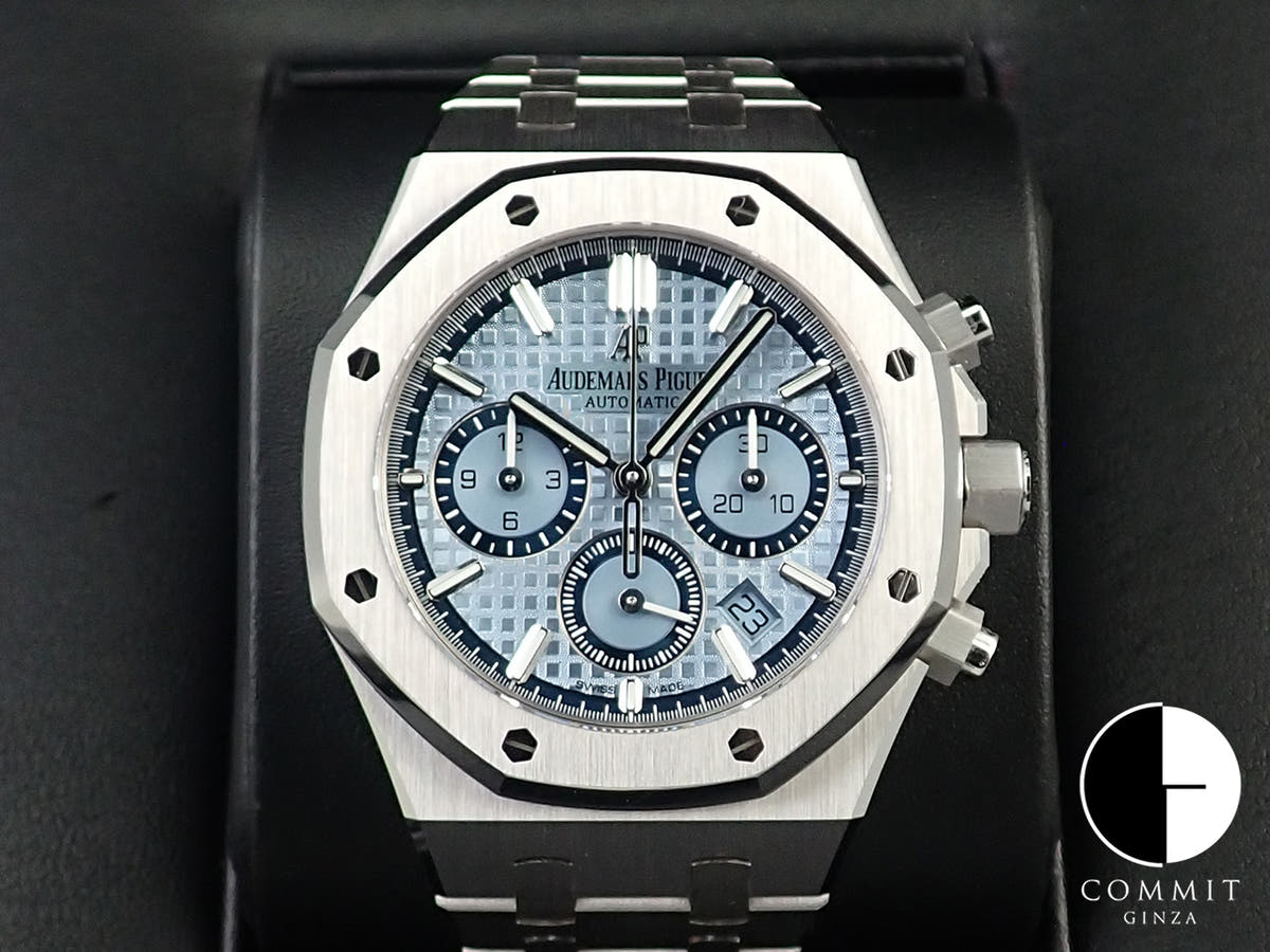 オーデマピゲ ロイヤルオーク クロノグラフ Ref.26317BC.OO.1256BC.01 ホワイトゴールド ライトブルー文字盤
