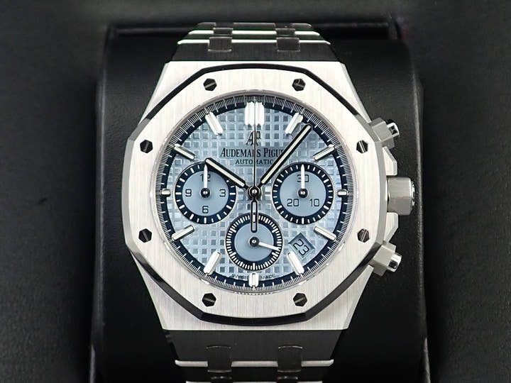 オーデマピゲ ロイヤルオーク クロノグラフ Ref.26317BC.OO.1256BC.01 ホワイトゴールド ライトブルー文字盤
