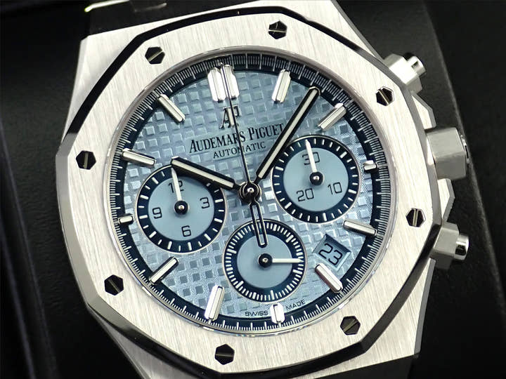 オーデマピゲ ロイヤルオーク クロノグラフ Ref.26317BC.OO.1256BC.01 ホワイトゴールド ライトブルー文字盤