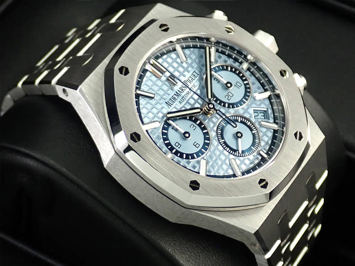 オーデマピゲ ロイヤルオーク クロノグラフ Ref.26317BC.OO.1256BC.01 ホワイトゴールド ライトブルー文字盤