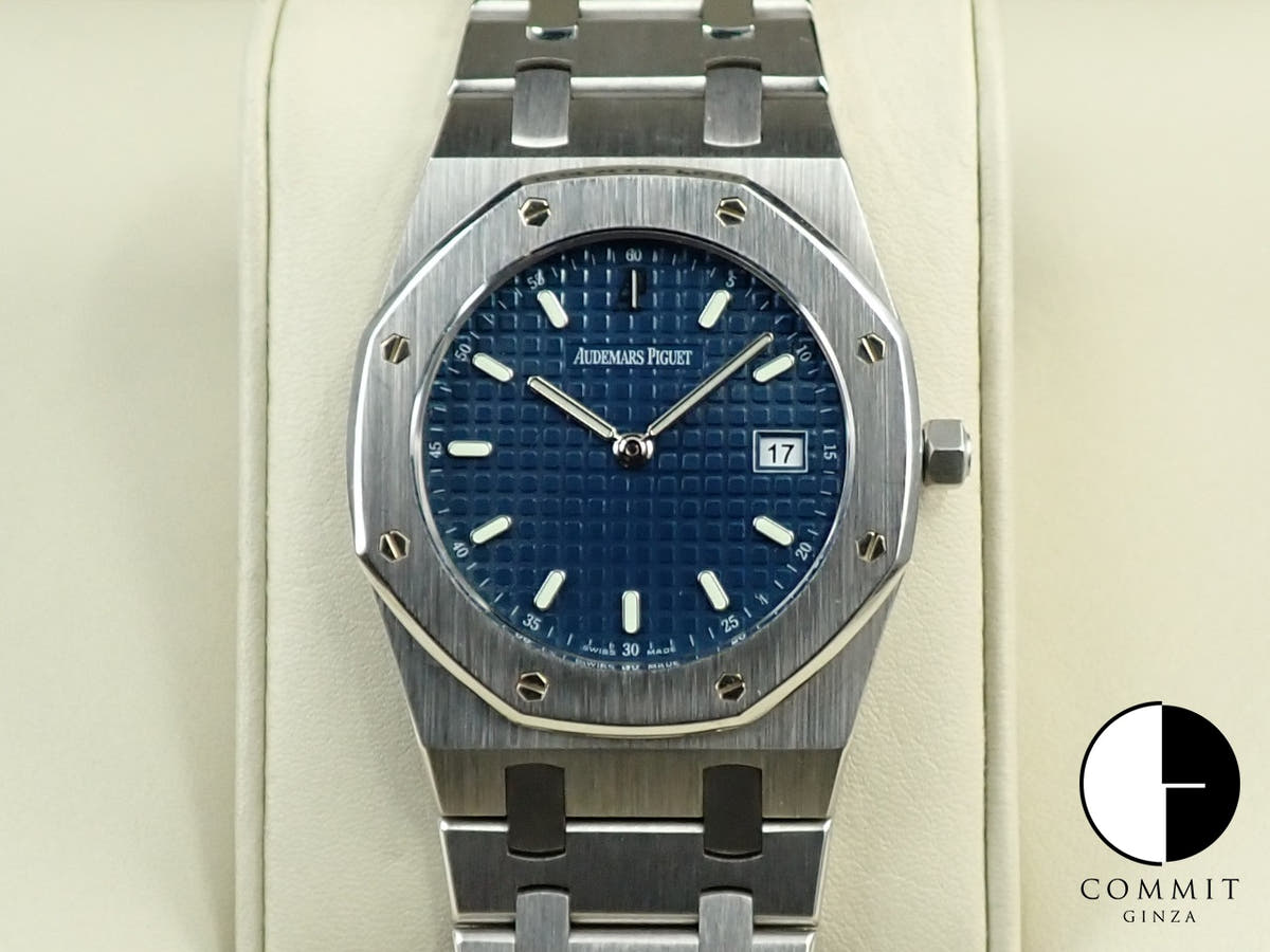 オーデマピゲ ロイヤルオーク クォーツ Ref.57175ST.OO.0789ST.01 ステンレススチール ブルー文字盤