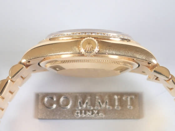 ロレックス デイデイト Ref.118348 ルベライト文字盤 中古 rubellite