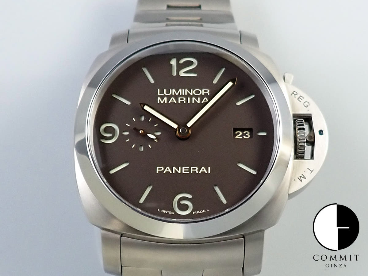 パネライ ルミノール 1950 3デイズ Ref.PAM00352 ブラウン文字盤 中古 RT55LSJL