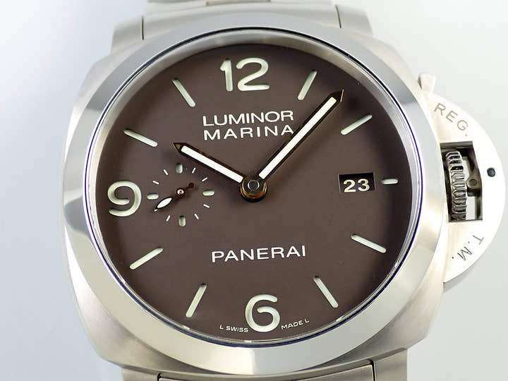 パネライ ルミノール 1950 3デイズ Ref.PAM00352 ブラウン文字盤 中古 RT55LSJL