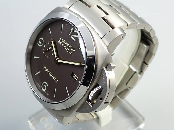 パネライ ルミノール 1950 3デイズ Ref.PAM00352 ブラウン文字盤 中古 RT55LSJL