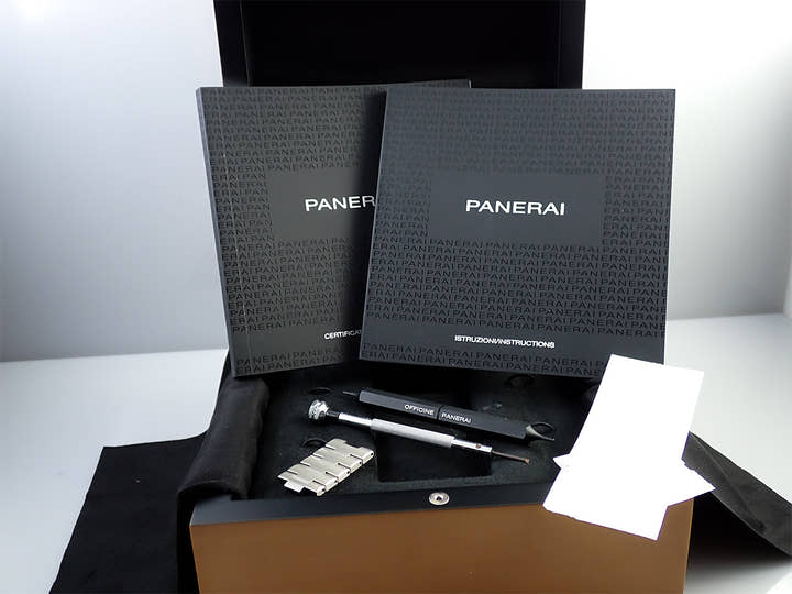 パネライ ルミノール 1950 3デイズ Ref.PAM00352 ブラウン文字盤 中古 RT55LSJL