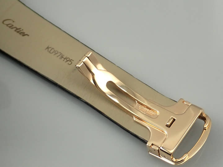 カルティエ サントス デュモン LM Ref.W2006951 シルバー文字盤 中古 69PC0454