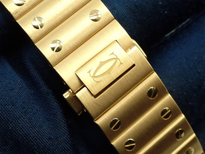 カルティエ サントス ドゥ カルティエ Ref.WGSA0030 シルバー文字盤 美品 L602TVFX