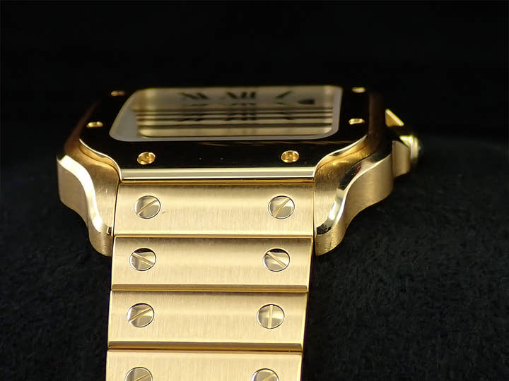 カルティエ サントス ドゥ カルティエ Ref.WGSA0030 シルバー文字盤 美品 L602TVFX