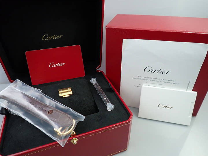 カルティエ サントス ドゥ カルティエ Ref.WGSA0030 シルバー文字盤 美品 L602TVFX