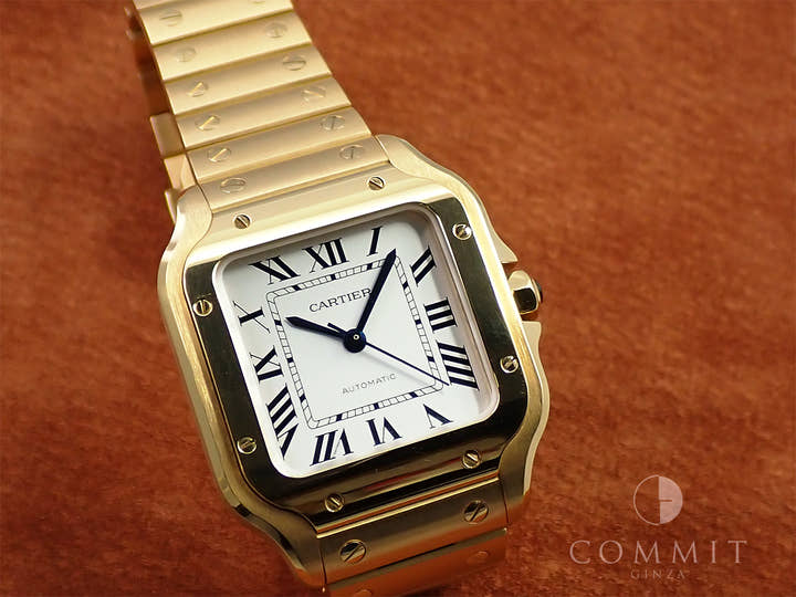 カルティエ サントス ドゥ カルティエ Ref.WGSA0030 シルバー文字盤 美品 L602TVFX