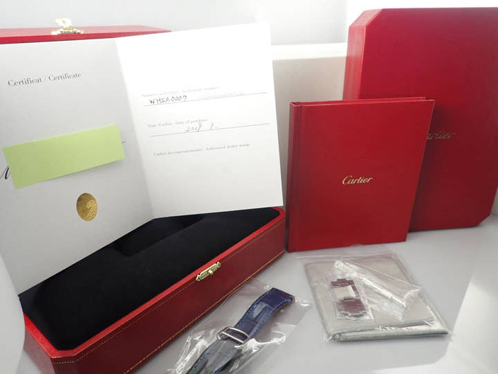 カルティエ サントス ドゥ カルティエ Ref.WHSA0007 スケルトン文字盤 中古 3R8PXE24