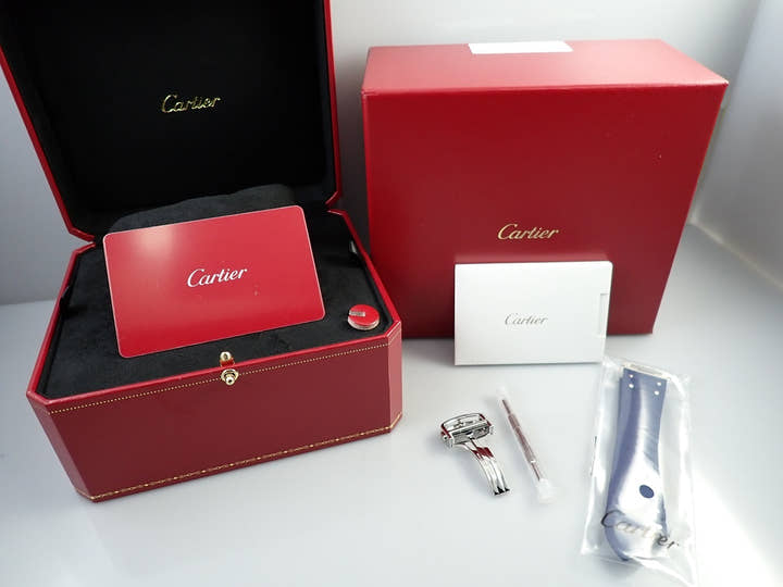 カルティエ サントス ドゥ カルティエ Ref.WSSA0047 シルバー文字盤 未使用 F773899X