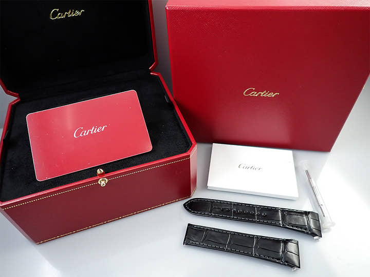 カルティエ サントス ドゥ カルティエ Ref.WSSA0039 ブラック文字盤 美品 M5577RFV