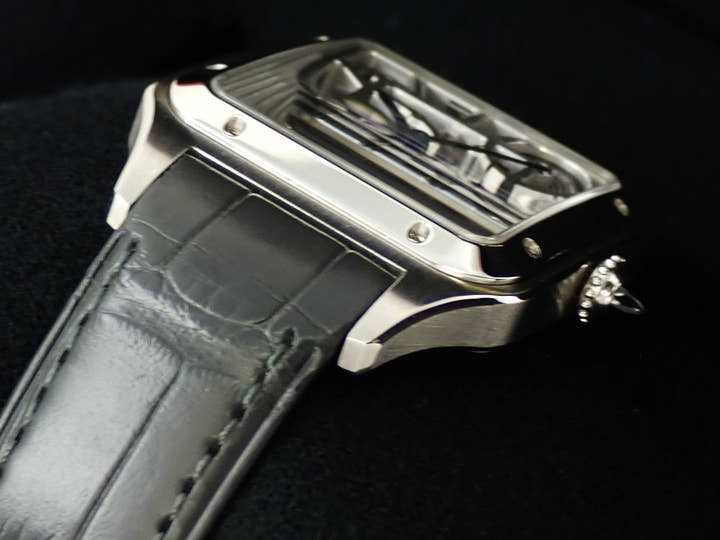 Cartier Santos Dumont Skeleton Ref.WHSA0032 Skeleton Dial Used 24XHHSTP