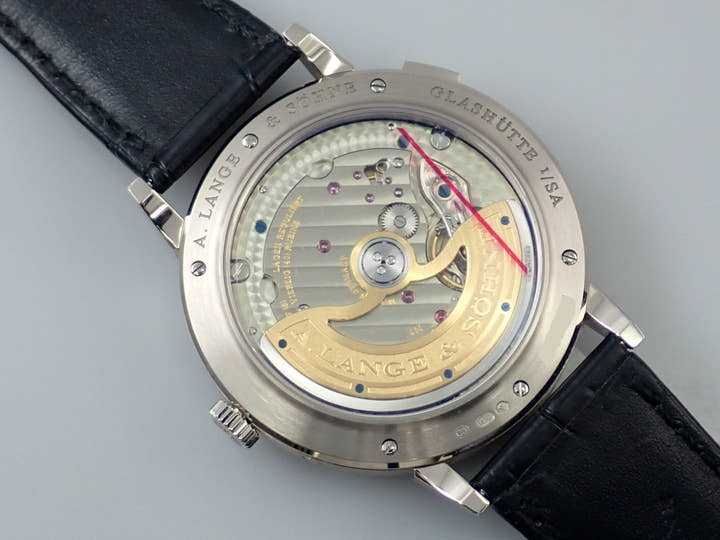 A.ランゲ&ゾーネ サクソニア ムーンフェイズ Ref.384.026 シルバー文字盤 美品 VP3C9HVA