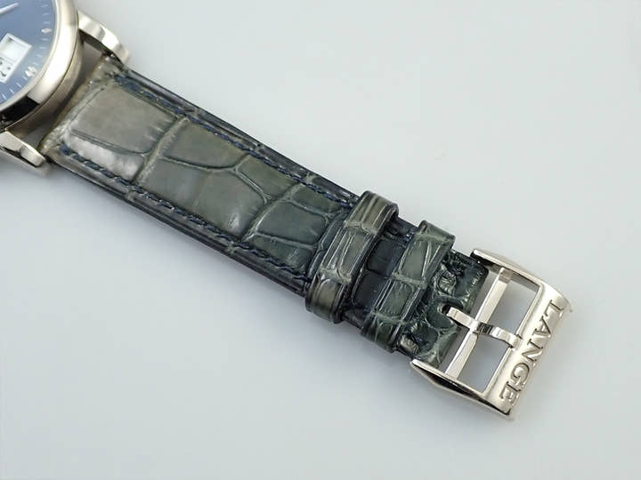 A.ランゲ&ゾーネ サクソニア Ref.105.027 ブルー文字盤 中古 3MW3Y883