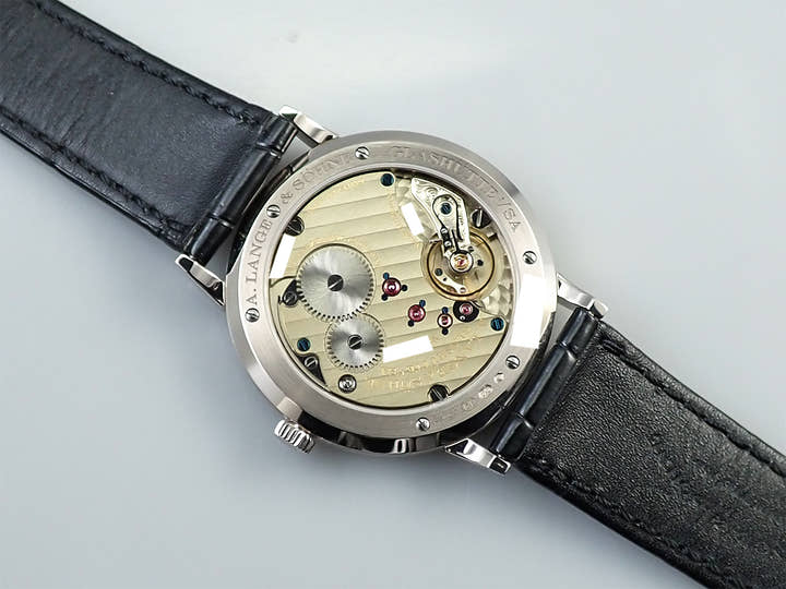 A.ランゲ&ゾーネ サクソニア フラッハ Ref.201.027 シルバー文字盤 美品 66706T1K