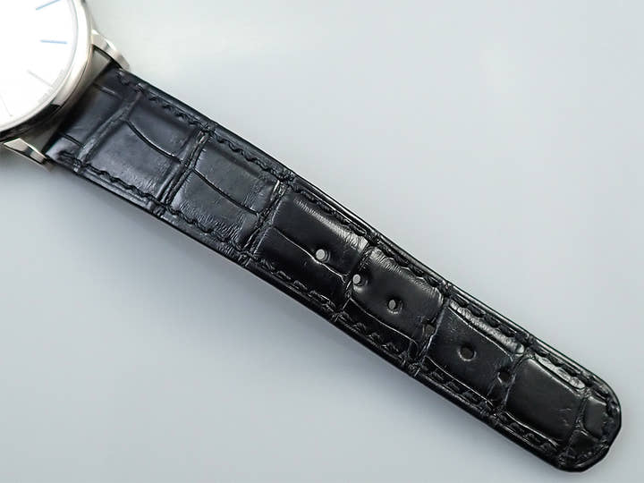 A.ランゲ&ゾーネ サクソニア フラッハ Ref.201.027 シルバー文字盤 美品 66706T1K