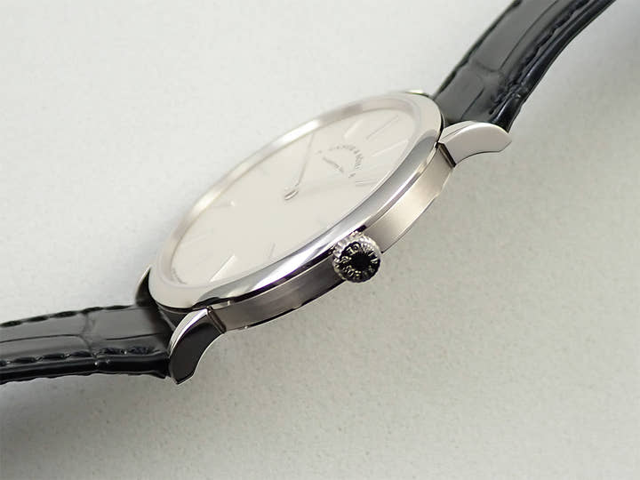 A.ランゲ&ゾーネ サクソニア フラッハ Ref.201.027 シルバー文字盤 美品 66706T1K