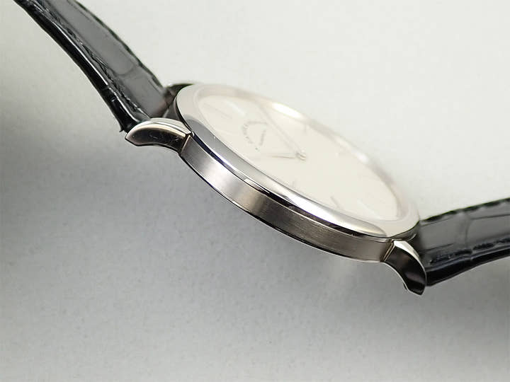 A.ランゲ&ゾーネ サクソニア フラッハ Ref.201.027 シルバー文字盤 美品 66706T1K