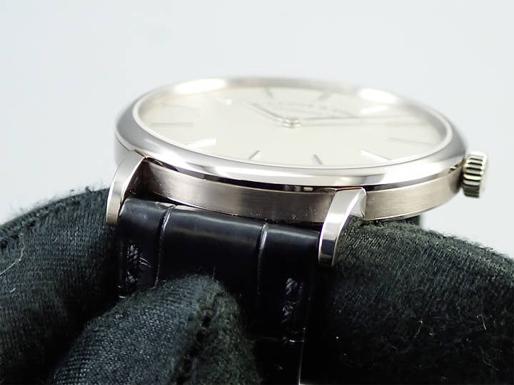 A.ランゲ&ゾーネ サクソニア フラッハ Ref.201.027 シルバー文字盤 美品 66706T1K