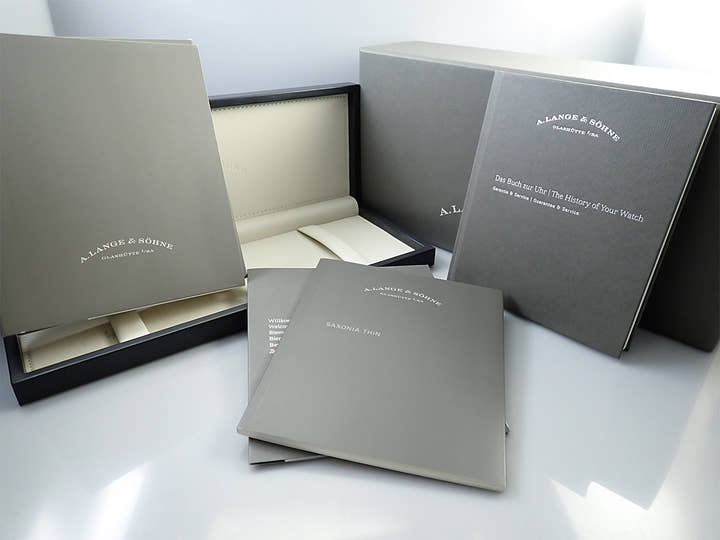 A.ランゲ&ゾーネ サクソニア フラッハ Ref.201.027 シルバー文字盤 美品 66706T1K