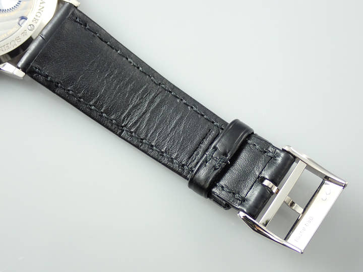 A.ランゲ&ゾーネ サクソニア フラッハ Ref.201.027 シルバー文字盤 美品 J94F3ZSK