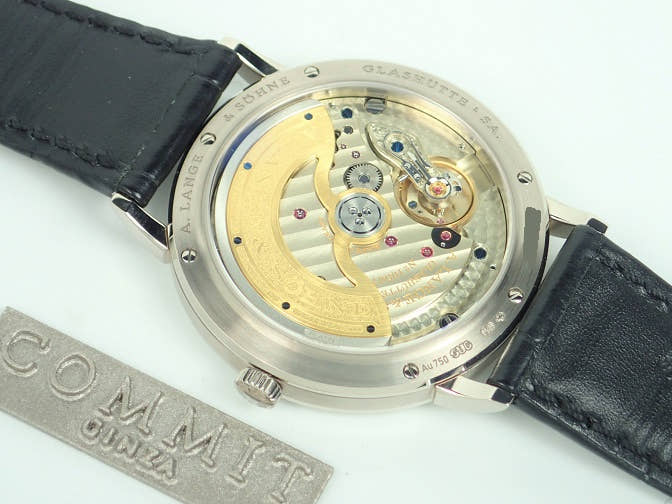 A.ランゲ&ゾーネ サクソニア Ref.380.027 シルバー文字盤 中古 saxonia-5