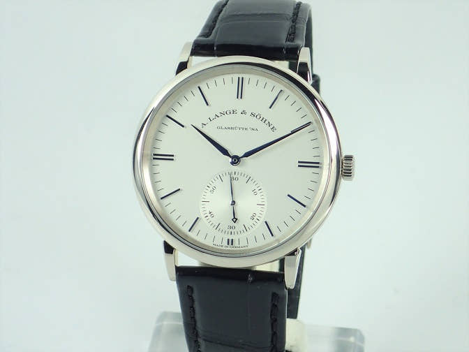 A.ランゲ&ゾーネ サクソニア Ref.380.027 シルバー文字盤 中古 saxonia-5