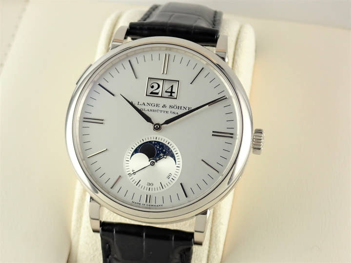 A.ランゲ&ゾーネ サクソニア Ref.384.026 シルバー文字盤 中古 saxonia-8
