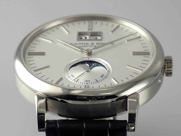 A.ランゲ&ゾーネ サクソニア Ref.384.026 シルバー文字盤 中古 saxonia-8