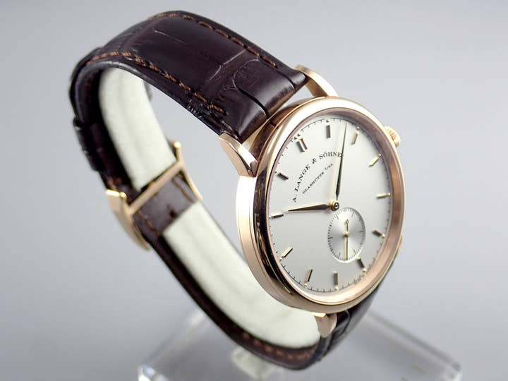 A.ランゲ&ゾーネ サクソニア Ref.216.032 シルバー文字盤 中古 saxonia-9
