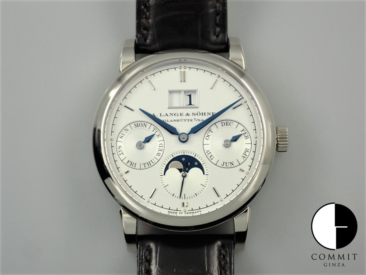 A. Lange & Söhne Saxonia Annual Calendar Ref.330.026E Silver Dial Good Condition 7AM137MS