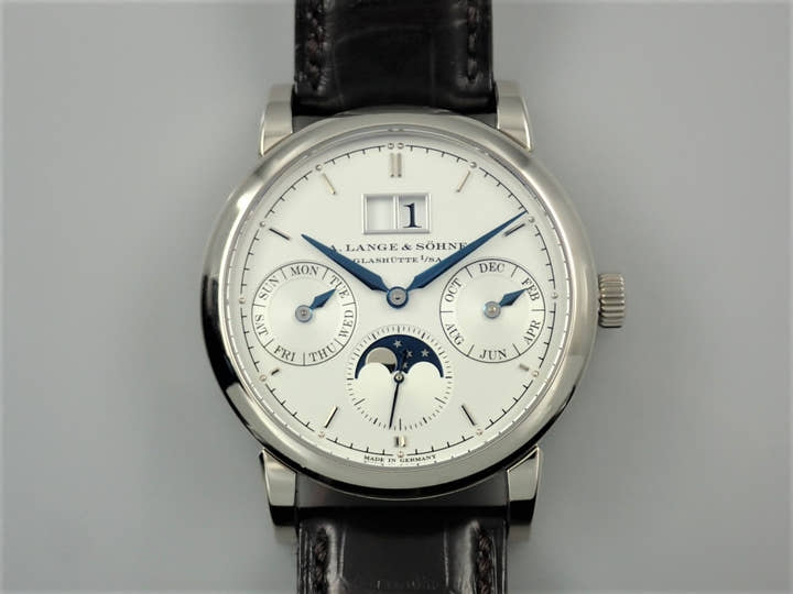 A. Lange & Söhne Saxonia Annual Calendar Ref.330.026E Silver Dial Good Condition 7AM137MS