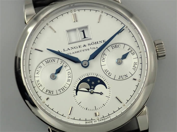 A. Lange & Söhne Saxonia Annual Calendar Ref.330.026E Silver Dial Good Condition 7AM137MS
