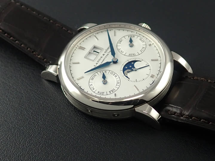A. Lange & Söhne Saxonia Annual Calendar Ref.330.026E Silver Dial Good Condition 7AM137MS