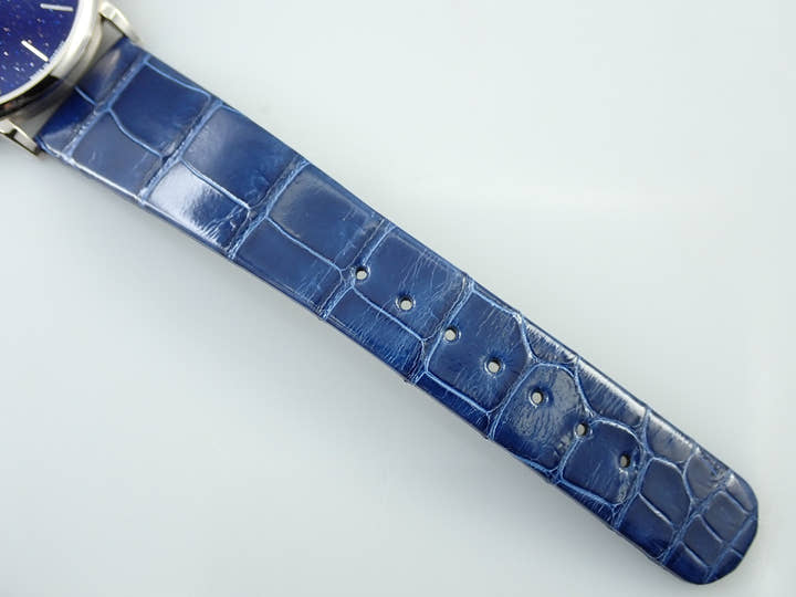 A.ランゲ&ゾーネ サクソニア フラッハ Ref.205.086 コッパーブルー文字盤 美品 152FR1RV