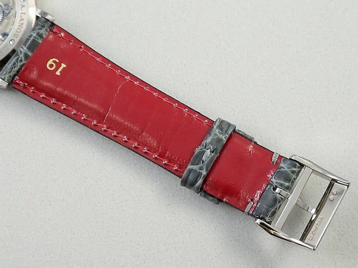 A.ランゲ&ゾーネ サクソニア フラッハ Ref.201.027 シルバー文字盤 美品 HC944790