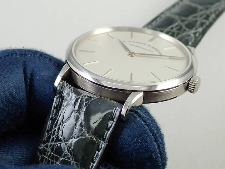 A.ランゲ&ゾーネ サクソニア フラッハ Ref.201.027 シルバー文字盤 美品 HC944790